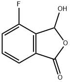 4-fluoro-3-hydroxy-1(3H)-Isobenzofuranone 구조식 이미지