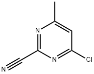 2-Cyano-6-methyl-4-chloropyrimidine Structure