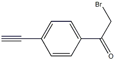 2-bromo-1-(4-ethynylphenyl)ethanone 구조식 이미지
