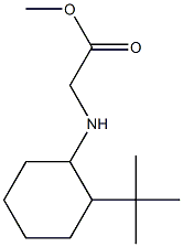 methyl 2-[(2-tert-butylcyclohexyl)amino]acetate 구조식 이미지