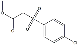 methyl 2-[(4-chlorobenzene)sulfonyl]acetate Structure