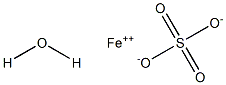 Ferrous sulfate monohydrate powder 구조식 이미지