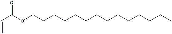 Tetradecyl acrylate Structure