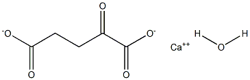 Calcium ketoglutarate monohydrate Structure