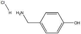 p-Hydroxybenzylamine hydrochloride 구조식 이미지