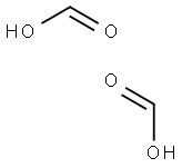 Formic acid, Methanoic acid 구조식 이미지