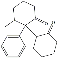 Methyl phenyl dicyclohexanone Structure