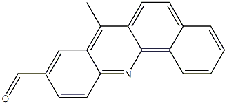 7-METHYLBENZ[C]ACRIDINE-9-CARBOXALDEHYDE Structure