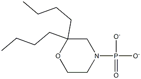 DI-N-BUTYLMORPHOLINOPHOSPHONATE Structure