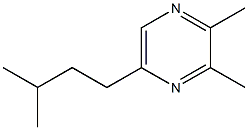 5-ISOAMYL-2,3-DIMETHYLPYRAZINE Structure