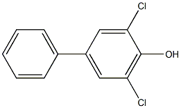 3,5-DICHLORO-4-HYDROXYBIPHENYL Structure