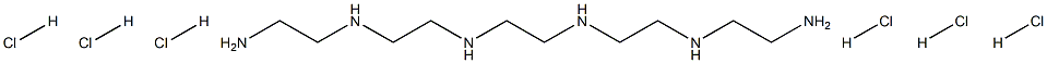 PENTAETHYLENEHEXAMINEHEXAHYDROCHLORIDE 구조식 이미지