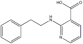 2-[(2-phenylethyl)amino]pyridine-3-carboxylic acid Structure