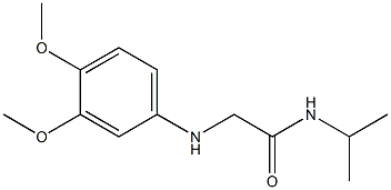2-[(3,4-dimethoxyphenyl)amino]-N-(propan-2-yl)acetamide Structure