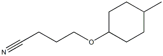 4-[(4-methylcyclohexyl)oxy]butanenitrile 구조식 이미지