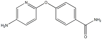 4-[(5-aminopyridin-2-yl)oxy]benzamide 구조식 이미지