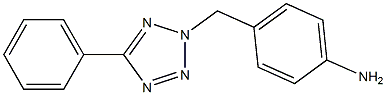 4-[(5-phenyl-2H-1,2,3,4-tetrazol-2-yl)methyl]aniline Structure