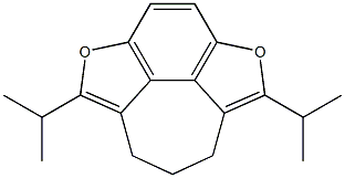 1,6-Diisopropyl-8,9-dihydro-2,5-dioxa-7H-cyclohept[jkl]-as-indacene Structure