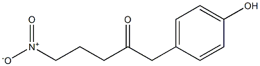 4-(4,5-dihydro-2-oxonitropentyl)phenol Structure