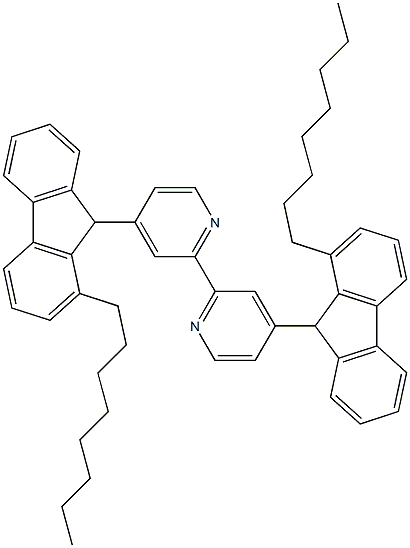 4,4'-bis(octylfluorenyl)-2,2'-bipyridine Structure