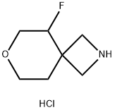 5-fluoro-7-oxa-2-azaspiro[3.5]nonane hydrochloride Structure