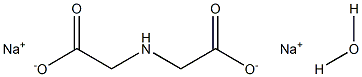Iminodiacetic acid disodium hydrate Structure
