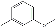 M-cresol methyl ether 구조식 이미지