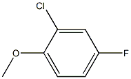 2-chloro-4-fluoroanisole Structure