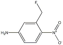 4-nitro-3-fluoromethylaniline Structure