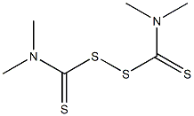 Bis(dimethylthiocarbamoyl) disulfide 구조식 이미지