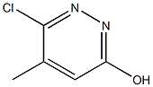 6-CHLORO-5-METHYLPYRIDAZIN-3-OL 구조식 이미지