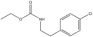 ETHYL [2-(4-CHLOROPHENYL)ETHYL]CARBAMATE Structure