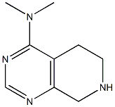 N,N-DIMETHYL-5,6,7,8-TETRAHYDROPYRIDO[3,4-D]PYRIMIDIN-4-AMINE 구조식 이미지