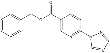 benzyl 6-(1H-1,2,4-triazol-1-yl)nicotinate 구조식 이미지