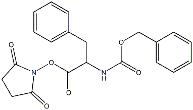 2,5-dioxotetrahydro-1H-pyrrol-1-yl 2-{[(benzyloxy)carbonyl]amino}-3-phenylpropanoate Structure