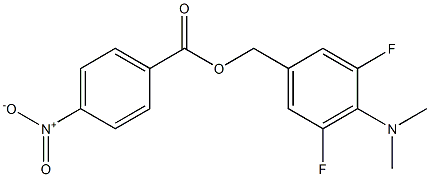 4-(dimethylamino)-3,5-difluorobenzyl 4-nitrobenzoate Structure