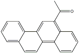 1-chrysen-6-ylethan-1-one 구조식 이미지