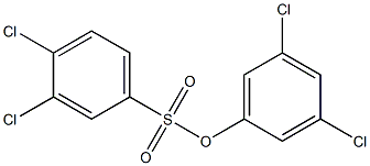 3,5-dichlorophenyl 3,4-dichlorobenzene-1-sulfonate 구조식 이미지