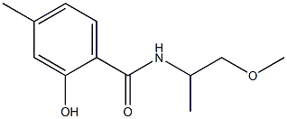 2-hydroxy-N-(1-methoxypropan-2-yl)-4-methylbenzamide 구조식 이미지