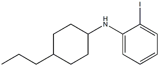 2-iodo-N-(4-propylcyclohexyl)aniline Structure