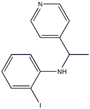 2-iodo-N-[1-(pyridin-4-yl)ethyl]aniline Structure