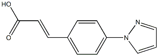 3-[4-(1H-pyrazol-1-yl)phenyl]prop-2-enoic acid Structure