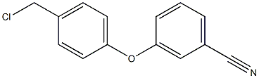 3-[4-(chloromethyl)phenoxy]benzonitrile 구조식 이미지