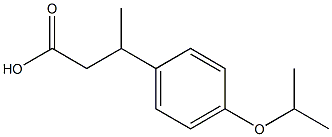 3-[4-(propan-2-yloxy)phenyl]butanoic acid Structure
