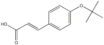 3-[4-(tert-butoxy)phenyl]prop-2-enoic acid 구조식 이미지