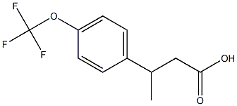 3-[4-(trifluoromethoxy)phenyl]butanoic acid Structure