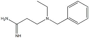 3-[benzyl(ethyl)amino]propanimidamide 구조식 이미지