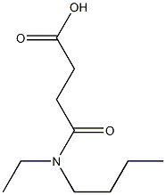 3-[butyl(ethyl)carbamoyl]propanoic acid Structure