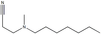 3-[heptyl(methyl)amino]propanenitrile 구조식 이미지