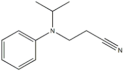 3-[isopropyl(phenyl)amino]propanenitrile Structure